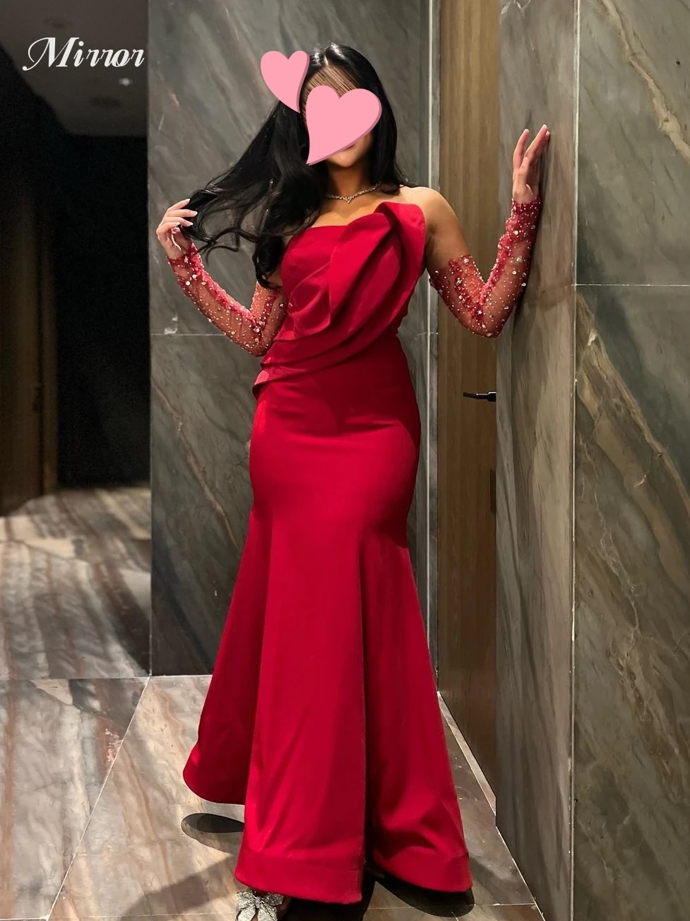 Mirror Dress Elegant Vintage Sweet Sexy Red Mermaid Sequins Ruffle Customize Formal Occasion Prom Dress Evening Party Gowns
Mirror Dress Elegant Vintage Sweet Sexy Red Mermaid Sequins Ruffle Customize Formal Occasion Prom Dress Evening Party Gowns