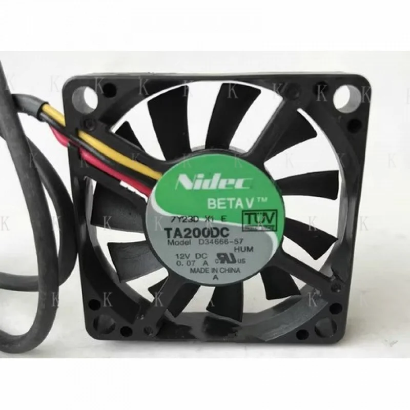 C NEW FOR Nidec TA200DC D34666-57 12V 0.07A 5CM 50*10MM Cooling Fan
C NEW FOR Nidec TA200DC D34666-57 12V 0.07A 5CM 50*10MM Cooling Fan