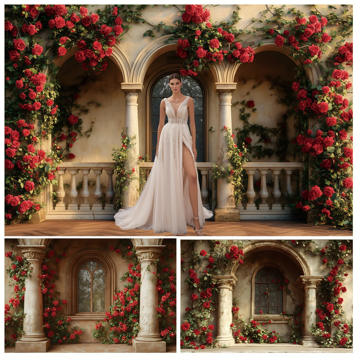 Red Rose Retro European Palace Castle Photography Background Spring Flower Arch Bride Shower Wedding Party Photo Backdrop Decor
Red Rose Retro European Palace Castle Photography Background Spring Flower Arch Bride Shower Wedding Party Photo Backdrop Decor