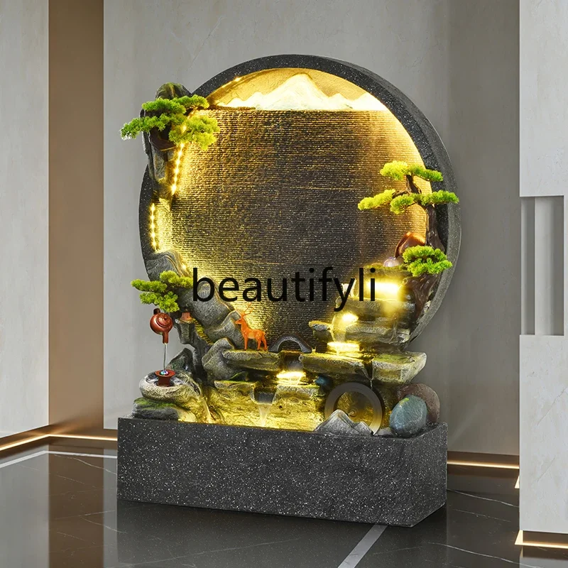 A26 Water curtain wall, flowing water fountain circulating water, feng shui wheel, landscape circulating water, outdoor ornament
A26 Water curtain wall, flowing water fountain circulating water, feng shui wheel, landscape circulating water, outdoor ornament