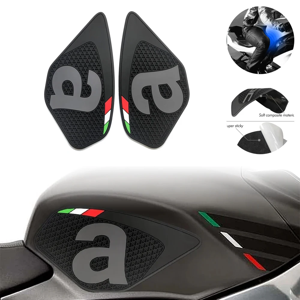 For Aprilia RSV4 2010-2021 TUONO 1100 2015-2021 Motorcycle modification Anti slip side fuel tank pad PVC sticker 
For Aprilia RSV4 2010-2021 TUONO 1100 2015-2021 Motorcycle modification Anti slip side fuel tank pad PVC sticker