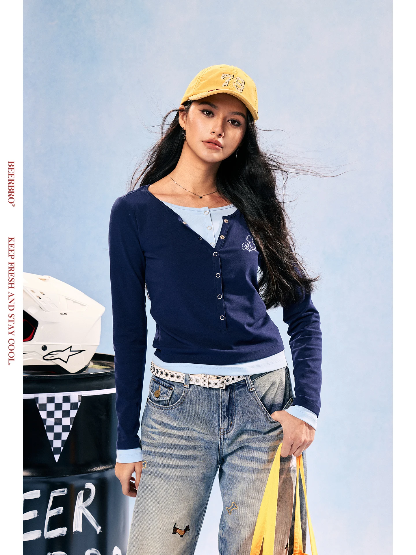 BeerBro Speed Pulse Soft Skin-Friendly Spring Color Blo Long Sve Base irt T-irt Slim Fit American Sle Cotton Blend
BeerBro Speed Pulse Soft Skin-Friendly Spring Color Blo Long Sve Base irt T-irt Slim Fit American Sle Cotton Blend