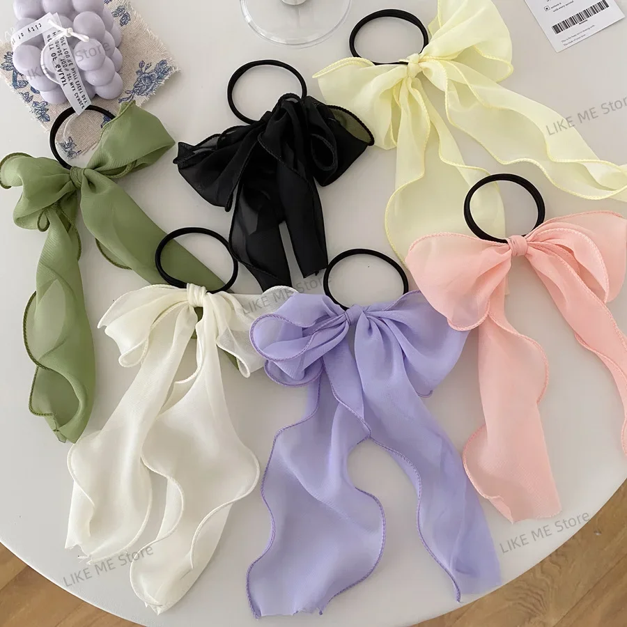 Lace Hair Rope Summer Fashion Elastic Hair Bands Super Fairy Barrette Bow Organza Girls Streamer Headband Hair Accessories
Lace Hair Rope Summer Fashion Elastic Hair Bands Super Fairy Barrette Bow Organza Girls Streamer Headband Hair Accessories