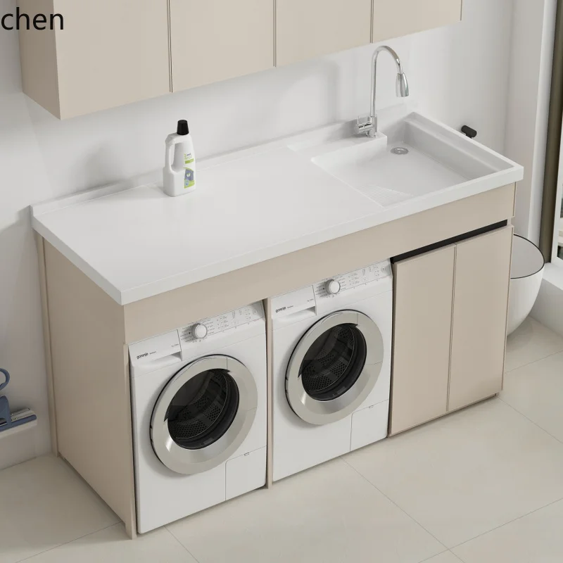 HXL Aluminum Balcony Laundry Cabinet Combination Flat Washer Dryer Combination Cabinet Laundry Basin
HXL Aluminum Balcony Laundry Cabinet Combination Flat Washer Dryer Combination Cabinet Laundry Basin