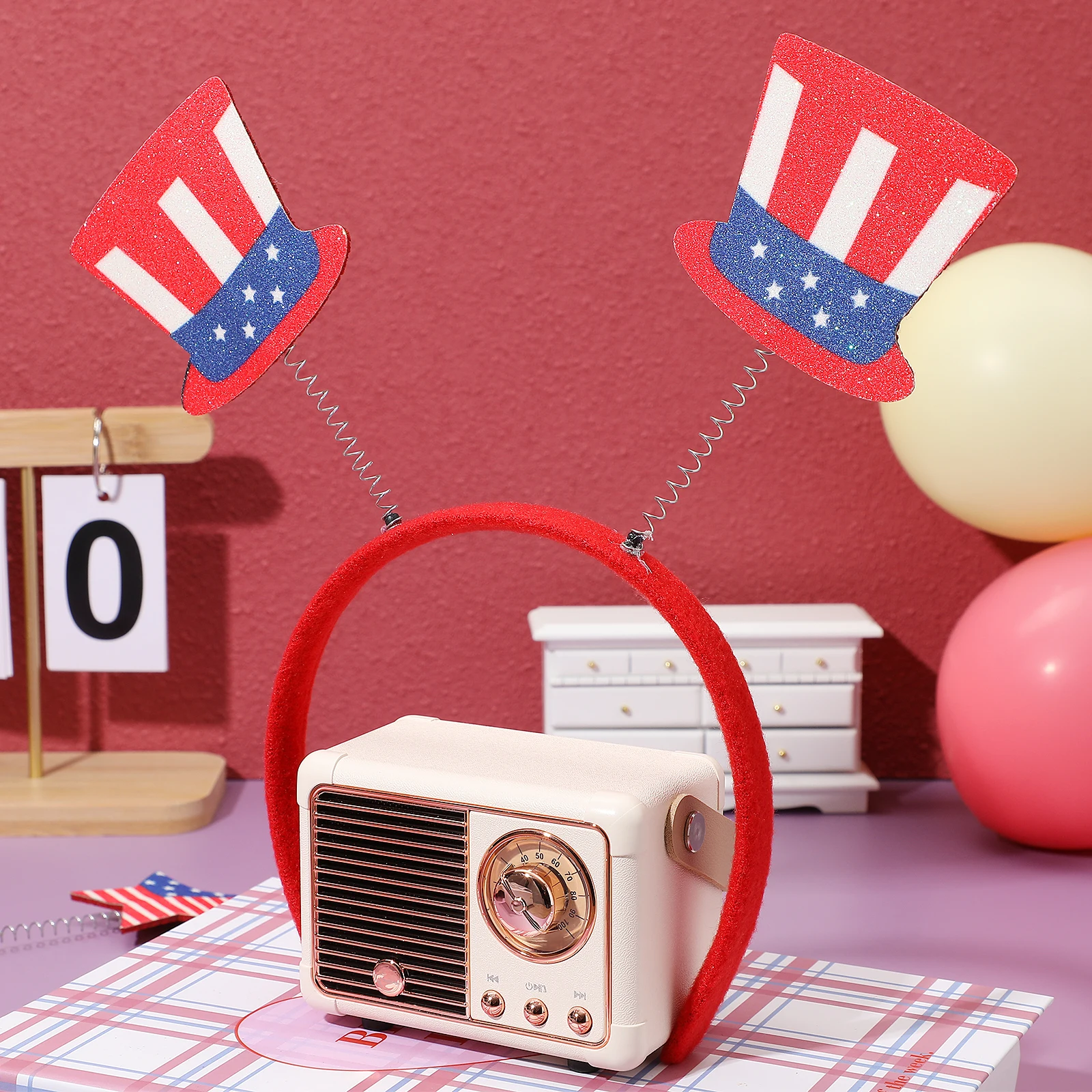 4 Pcs Flag Hoop Festival Birthday American Flag Headband Party Photo Kids Hair Clasps Prop Childrens Hair Hoop Accessories
4 Pcs Flag Hoop Festival Birthday American Flag Headband Party Photo Kids Hair Clasps Prop Childrens Hair Hoop Accessories