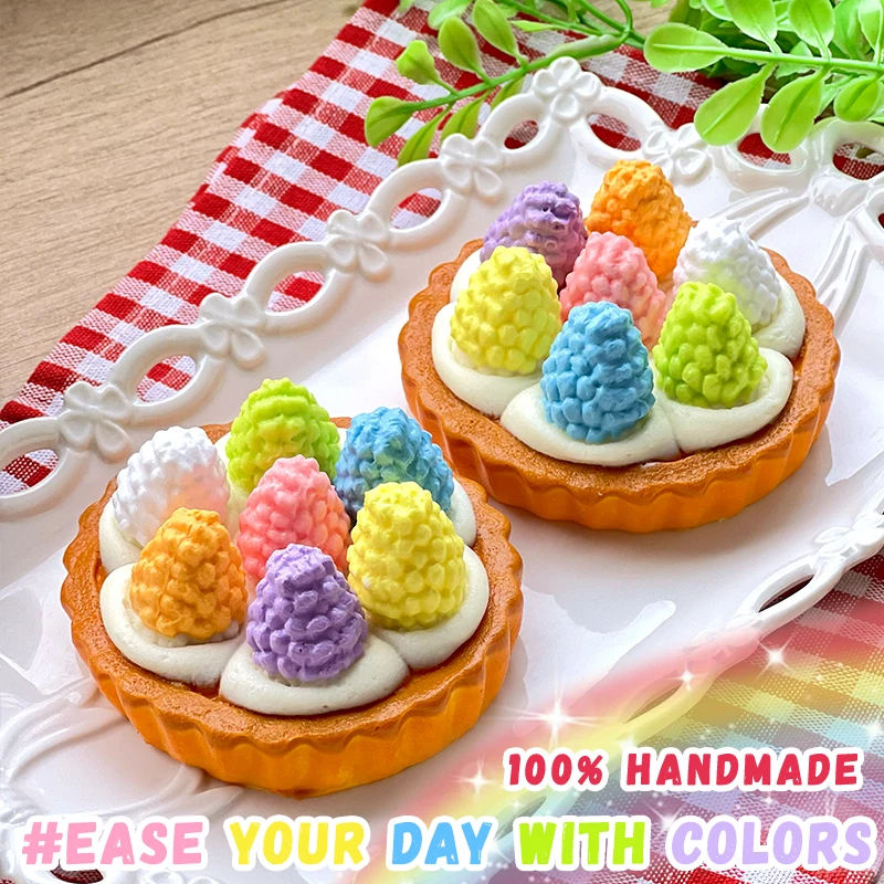 Rainbow Berry Tart Squishy Toy, Cute Sticky & Slow Rebound, Original Design, Christmas Party Birthday Gift, Creamy Soft Texture
Rainbow Berry Tart Squishy Toy, Cute Sticky & Slow Rebound, Original Design, Christmas Party Birthday Gift, Creamy Soft Texture