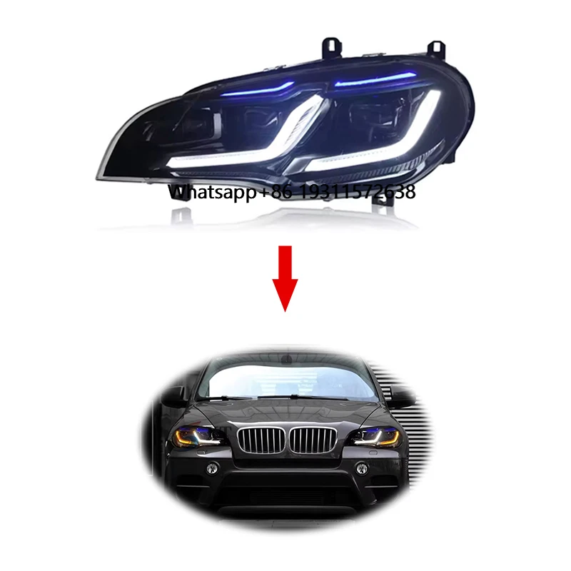 XT Upgrade for X5 E70 2007-2013 LED Headlight Head Light Front Light Plug and Play Head Lamp Front Lamp Accessories
XT Upgrade for X5 E70 2007-2013 LED Headlight Head Light Front Light Plug and Play Head Lamp Front Lamp Accessories