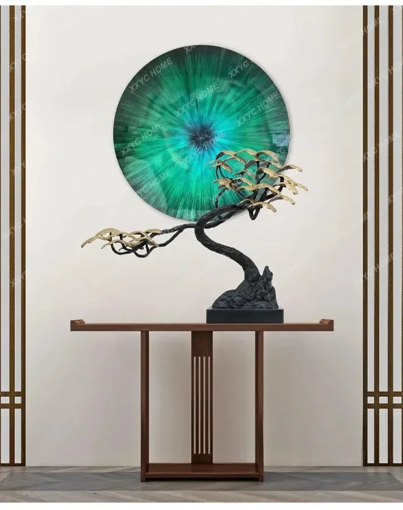 Y1 New Chinese-style wrought iron welcome pine villa clubhouse entrance hotel lobby tabletop decoration ornament
Y1 New Chinese-style wrought iron welcome pine villa clubhouse entrance hotel lobby tabletop decoration ornament