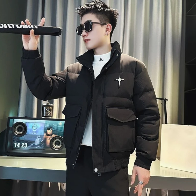 High Quality Men's Thickened Winter Coat 2025 Autumn Winter Plus Size Windproof Streetwear Jacket
High Quality Men's Thickened Winter Coat 2025 Autumn Winter Plus Size Windproof Streetwear Jacket