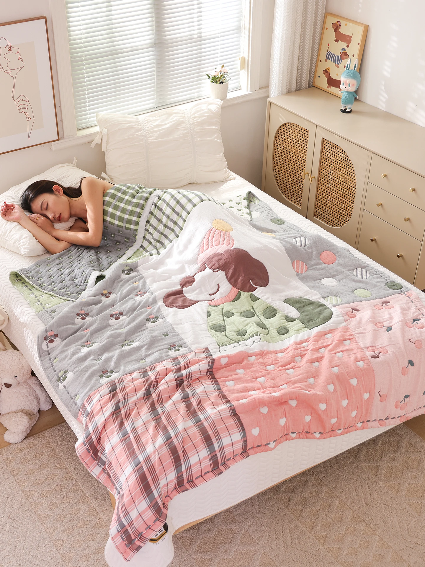 Thickened Pure Cotton Flannel Bread Shaped Blanket Cartoon Embroidery High Breathability Spring Autumn Use a Class Towel Blanket
Thickened Pure Cotton Flannel Bread Shaped Blanket Cartoon Embroidery High Breathability Spring Autumn Use a Class Towel Blanket