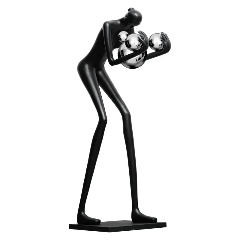 Modern abstract figure sculpture ornament large floor-to-ceiling hotel aisle art model room
Modern abstract figure sculpture ornament large floor-to-ceiling hotel aisle art model room