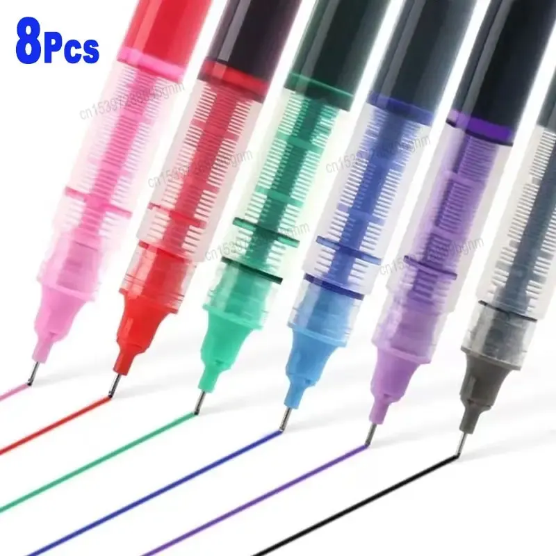 Шариковая ручка с тонкой линией, 8 шт./компл., 0,5 мм, 8 цветов, чернила для офиса, школы, прямая жидкая гелевая ручка, канцелярские принадлежности для плавного письма
Шариковая ручка с тонкой линией, 8 шт./компл., 0,5 мм, 8 цветов, чернила для офиса, школы, прямая жидкая гелевая ручка, канцелярские принадлежности для плавного письма