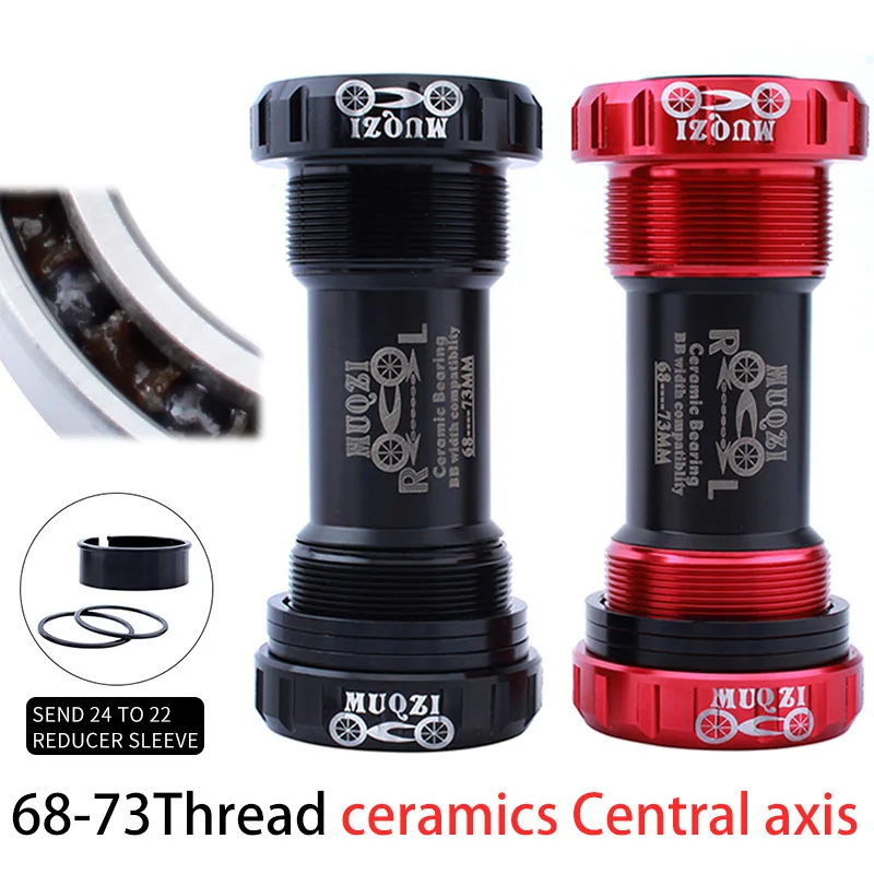 Bottom Bracket Road Dead Fly Bicycle Screw-in 68-73 Bottom Bracket BC1.37 Mountain Bike Screw-in Bottom Axis
Bottom Bracket Road Dead Fly Bicycle Screw-in 68-73 Bottom Bracket BC1.37 Mountain Bike Screw-in Bottom Axis