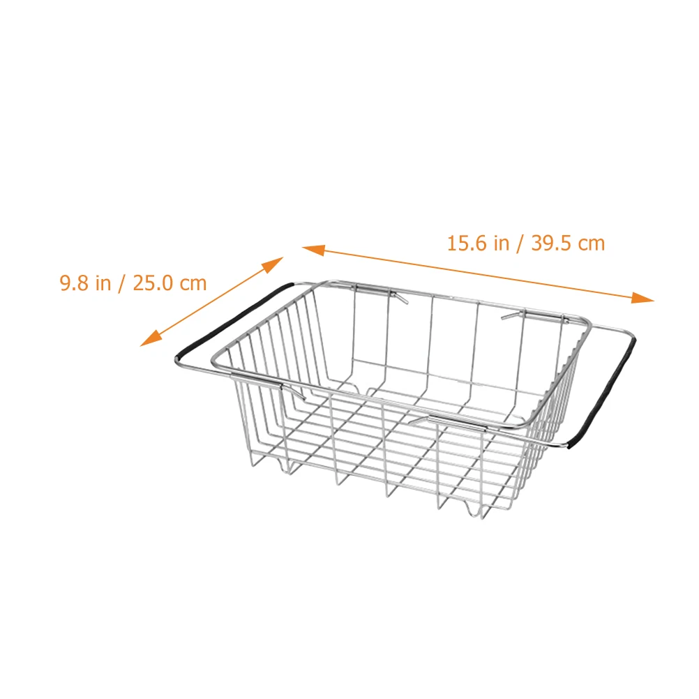 Stainless Steel Drying Rack over Sink Multi Holes Smooth Edges Portable Kitchen Storage Dish Drainer Fruit Container
Stainless Steel Drying Rack over Sink Multi Holes Smooth Edges Portable Kitchen Storage Dish Drainer Fruit Container