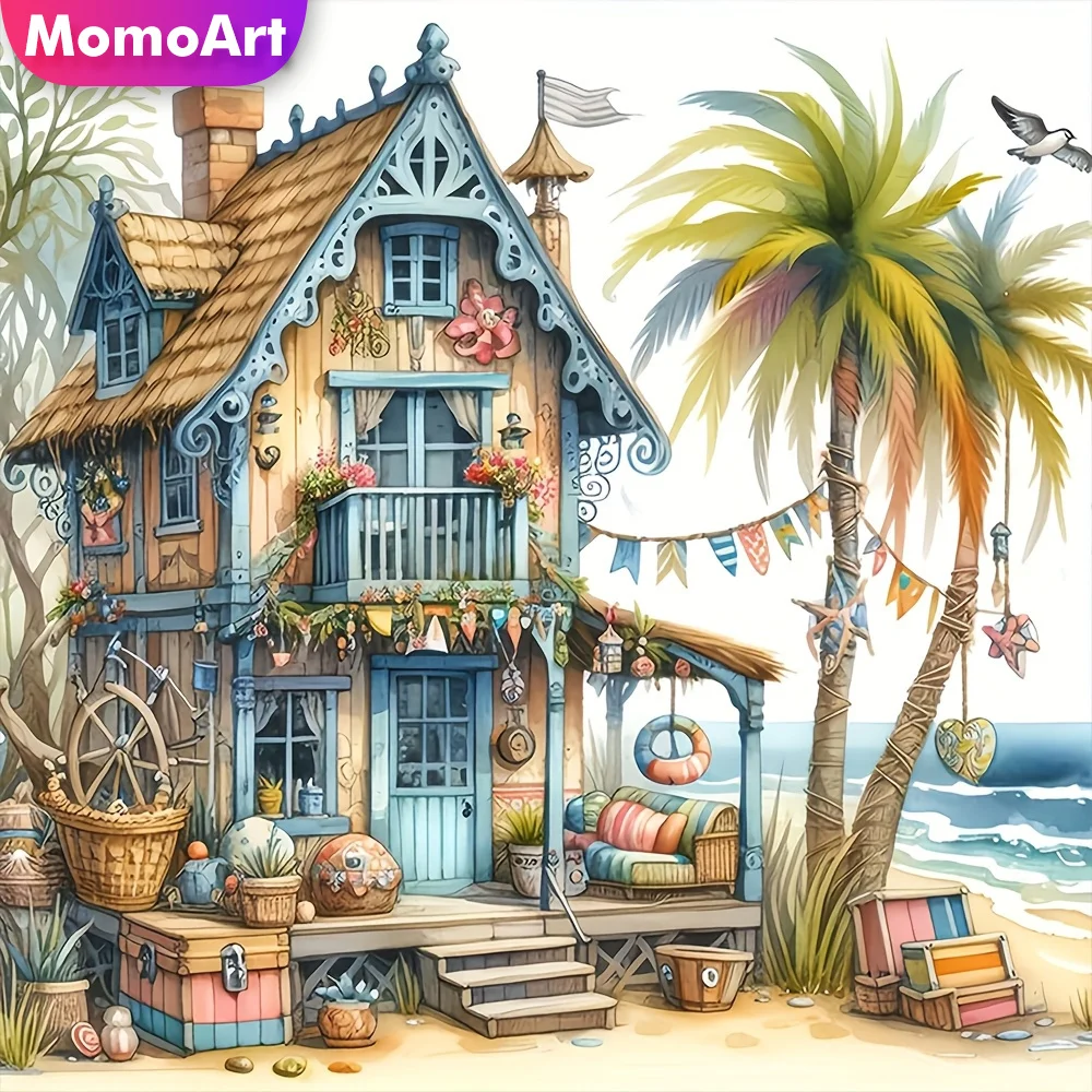 Набор для вышивания алмазной мозаикой Momoart: картина «Дом и пейзаж», стразы, новинка, вышивка крестом, декор для дома
Набор для вышивания алмазной мозаикой Momoart: картина «Дом и пейзаж», стразы, новинка, вышивка крестом, декор для дома