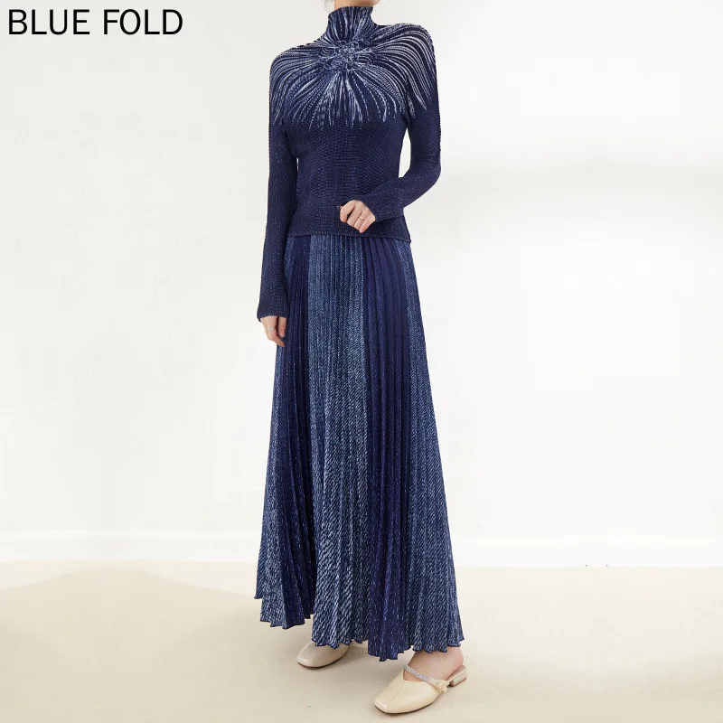 Miyake-Pleated Pleated Skirt Suit for Women, Spring and Summer, Temperament, Thin, Two-Piece Suit, PLEATS Sets
Miyake-Pleated Pleated Skirt Suit for Women, Spring and Summer, Temperament, Thin, Two-Piece Suit, PLEATS Sets