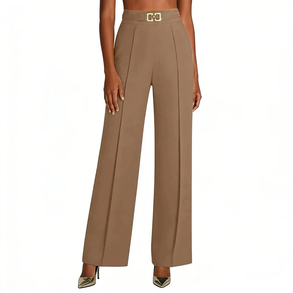 Elegant Wide Leg Pants Women Korean Style High Waist Baggy Work Pants Office Ladies Fashion Loose Suit Trousers Pantalones
Elegant Wide Leg Pants Women Korean Style High Waist Baggy Work Pants Office Ladies Fashion Loose Suit Trousers Pantalones