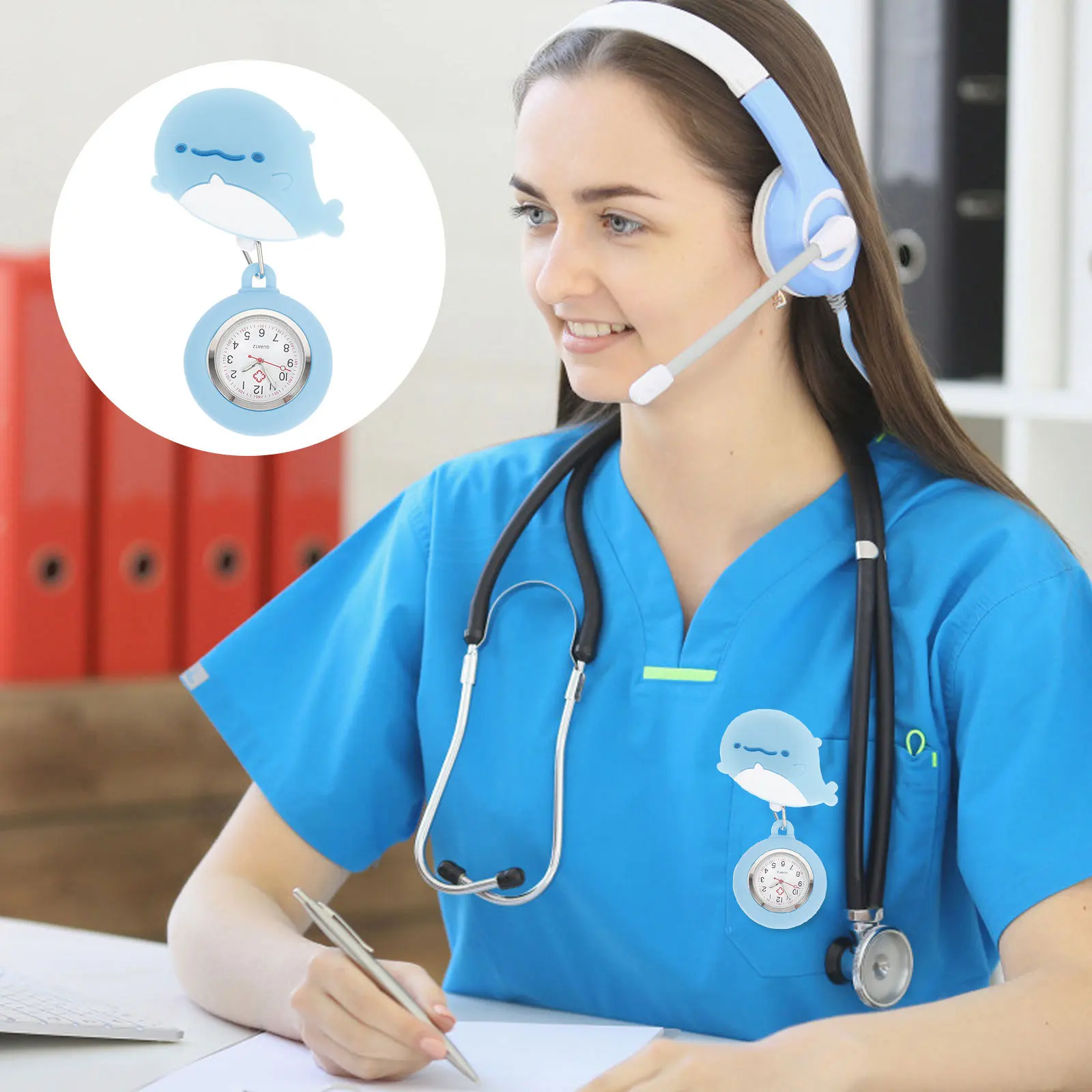 Cartoon Design Retractable Nurse Watch Clip-on Hanging Nurses Pocket Watch Luminous Cord for Outdoor Work Hospital School
Cartoon Design Retractable Nurse Watch Clip-on Hanging Nurses Pocket Watch Luminous Cord for Outdoor Work Hospital School