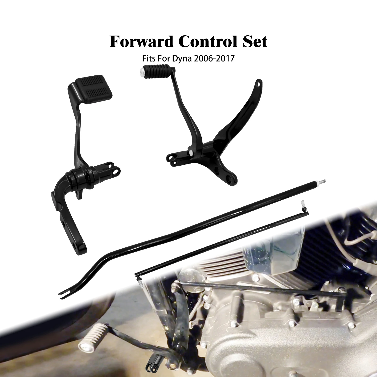 Motorcycle Forward Controls Complete Linkages Kits Black Forward Foot Controls For Harley Dyna Fat Bob Low Rider FXDWG 2006-2017
Motorcycle Forward Controls Complete Linkages Kits Black Forward Foot Controls For Harley Dyna Fat Bob Low Rider FXDWG 2006-2017