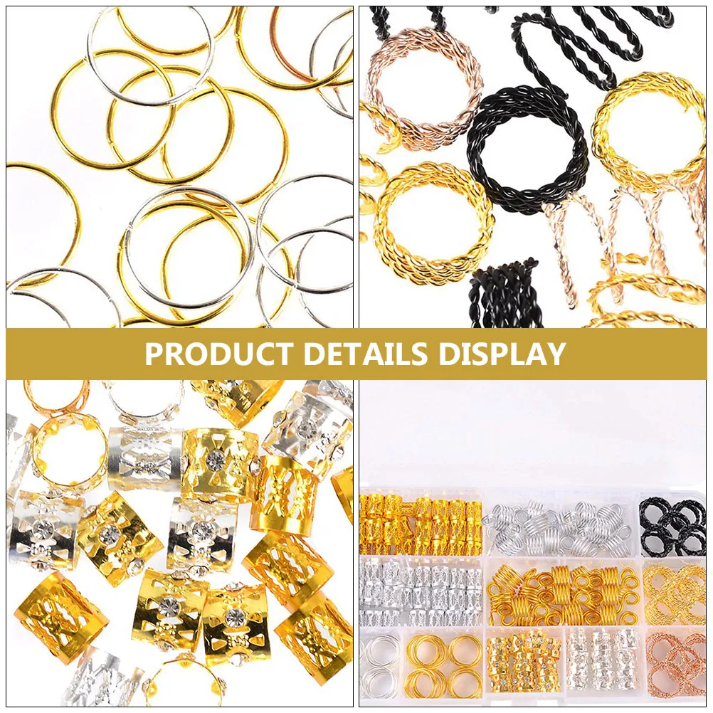 Hair Tube Accessories Dreadlocks Metal Braid Tubes Adjustable Decorations for Dreadlocks Curly Straight Hair
Hair Tube Accessories Dreadlocks Metal Braid Tubes Adjustable Decorations for Dreadlocks Curly Straight Hair