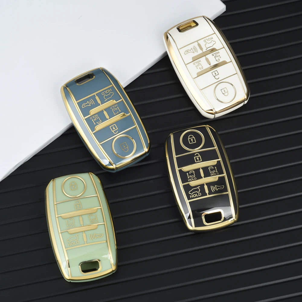 6 Buttons TPU Car Key Case Cover for KIA Sorento Sedona 2020 Grand Carnival 2019 Soft TPU Shell Fob Holder Keychain Accessories
6 Buttons TPU Car Key Case Cover for KIA Sorento Sedona 2020 Grand Carnival 2019 Soft TPU Shell Fob Holder Keychain Accessories