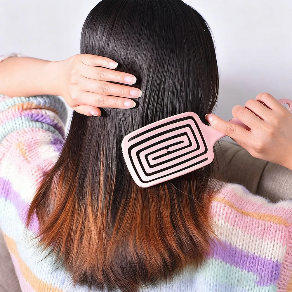 2PC High-crown Fluffy Air Cushion Comb Wet Dry Curly Detangler Hairbrush Nylon Salon Hair Styling Tools For Girl's All Hair Type
2PC High-crown Fluffy Air Cushion Comb Wet Dry Curly Detangler Hairbrush Nylon Salon Hair Styling Tools For Girl's All Hair Type