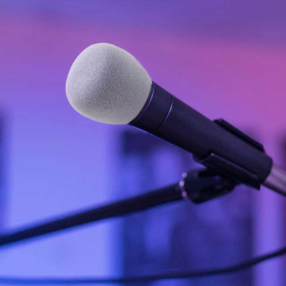 9Pcs Anti-Noise Microphone Cover Eva Windscreen for Ktv Mic Protection Breathable Comfortable Fit Standard Handheld Mics
9Pcs Anti-Noise Microphone Cover Eva Windscreen for Ktv Mic Protection Breathable Comfortable Fit Standard Handheld Mics