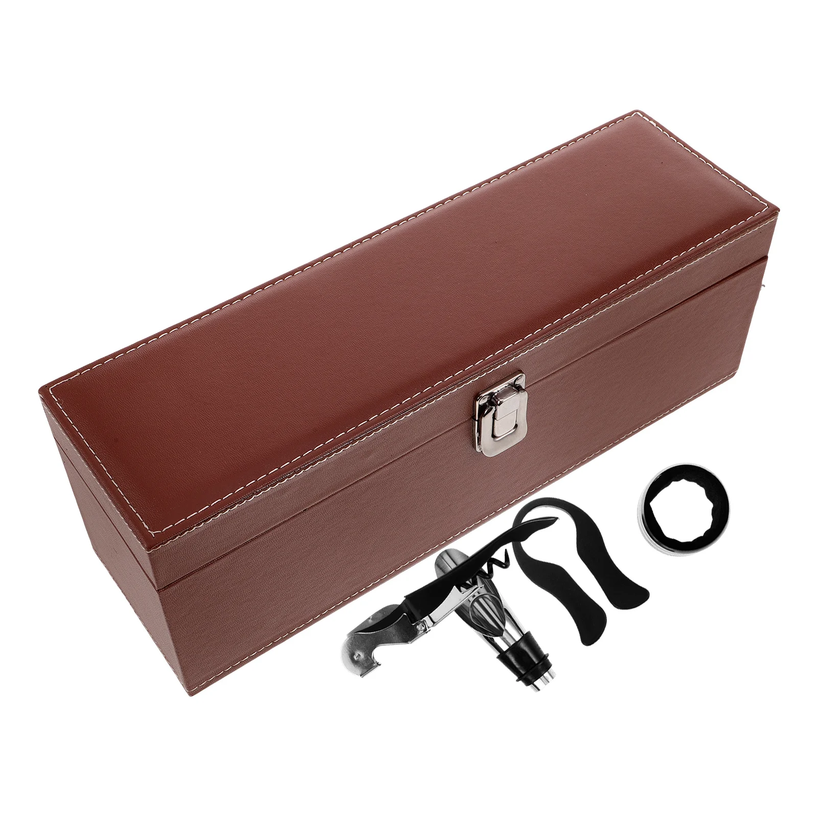 Gift Box Household Packing Case Storage PU Bottle Boxes Carrying Brown Classic Single Tool Retro Style Box For
Gift Box Household Packing Case Storage PU Bottle Boxes Carrying Brown Classic Single Tool Retro Style Box For