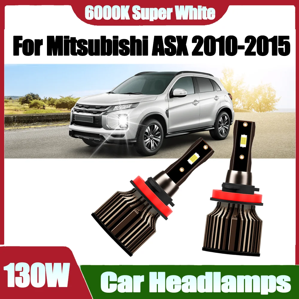 2PCS Car Headlamps H11 H8 H9 LED Headlight Bulbs 6000K White 130W 30000LM 12V For Mitsubishi ASX 2010 2011 2012 2013 2014 2015
2PCS Car Headlamps H11 H8 H9 LED Headlight Bulbs 6000K White 130W 30000LM 12V For Mitsubishi ASX 2010 2011 2012 2013 2014 2015