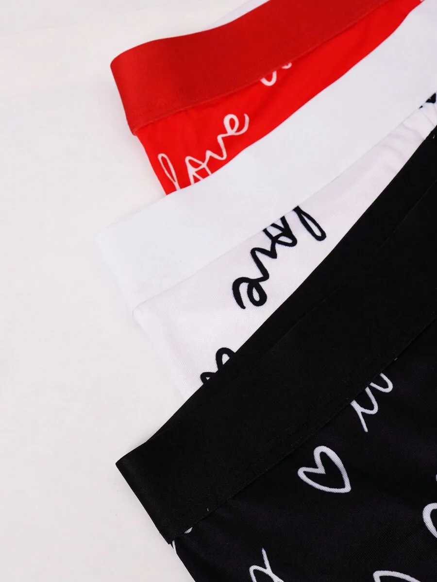 Mens Love Letter Print Boxer Briefs Set Of 3
Mens Love Letter Print Boxer Briefs Set Of 3