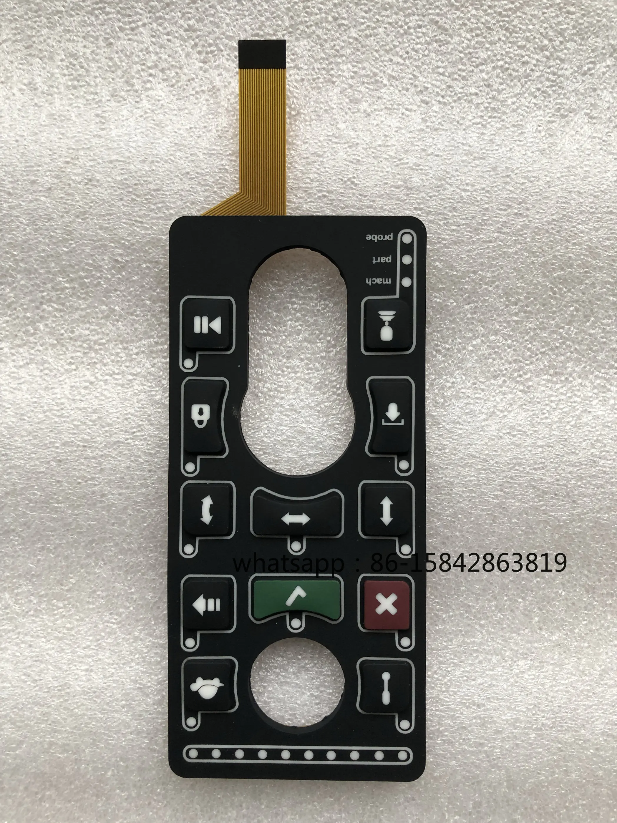 Three-coordinate control box handle, with a set of button circuits
Three-coordinate control box handle, with a set of button circuits