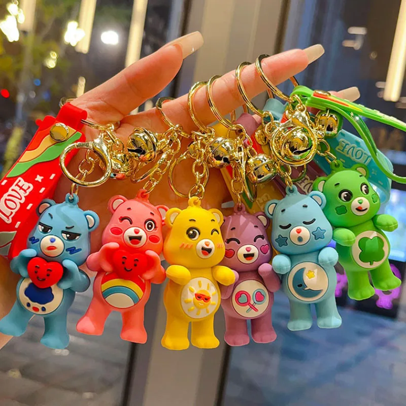 Брелок-фигурка Care Bears, мультяшный аниме-брелок, подвеска, аксессуар, шарм, ПВХ кукла, украшение для сумки, подарок для ребенка
Брелок-фигурка Care Bears, мультяшный аниме-брелок, подвеска, аксессуар, шарм, ПВХ кукла, украшение для сумки, подарок для ребенка