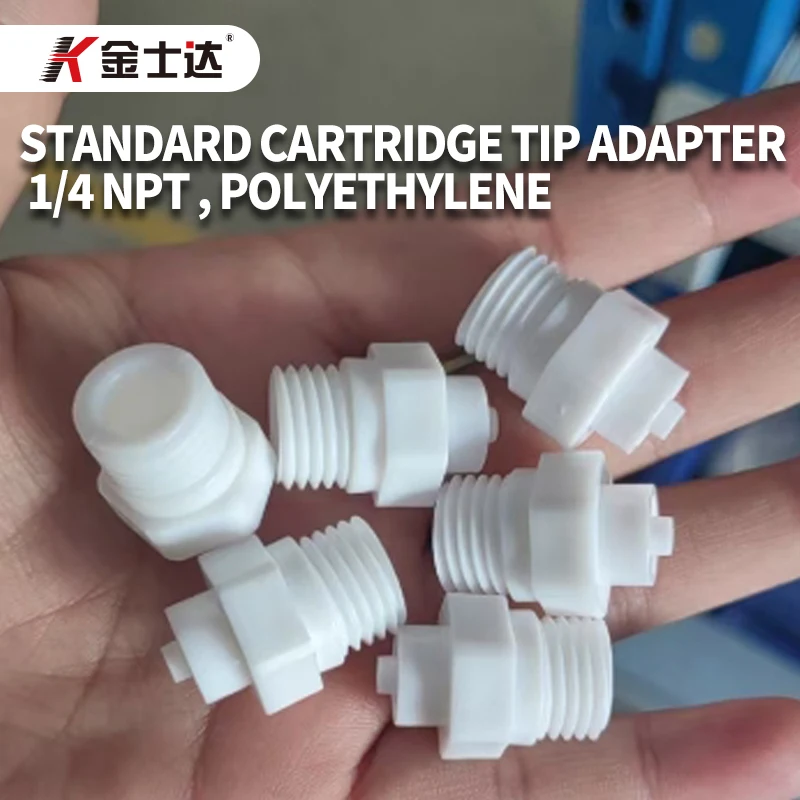 Tip Adapter 1/4 Npt Poyipropylen Threaded Adapter for Dispensing Cylinder Configuration
Tip Adapter 1/4 Npt Poyipropylen Threaded Adapter for Dispensing Cylinder Configuration