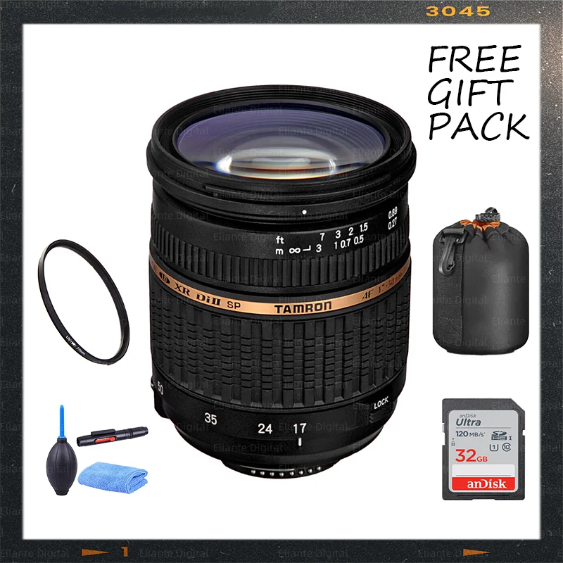 Tamron SP AF 17-50mm f/2.8 XR LD Aspherical lens for Nikon Canon(A16)
Tamron SP AF 17-50mm f/2.8 XR LD Aspherical lens for Nikon Canon(A16)
