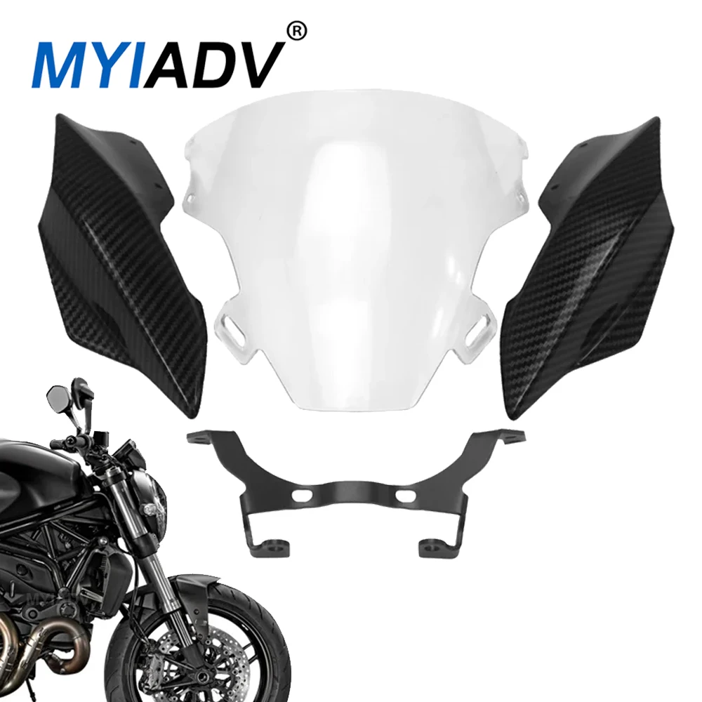 For Ducati Monster 797 821 1200S 2014 2015 2016 Motorcycle Windshield Front Windscreen Wind Deflector Protector Accessories
For Ducati Monster 797 821 1200S 2014 2015 2016 Motorcycle Windshield Front Windscreen Wind Deflector Protector Accessories