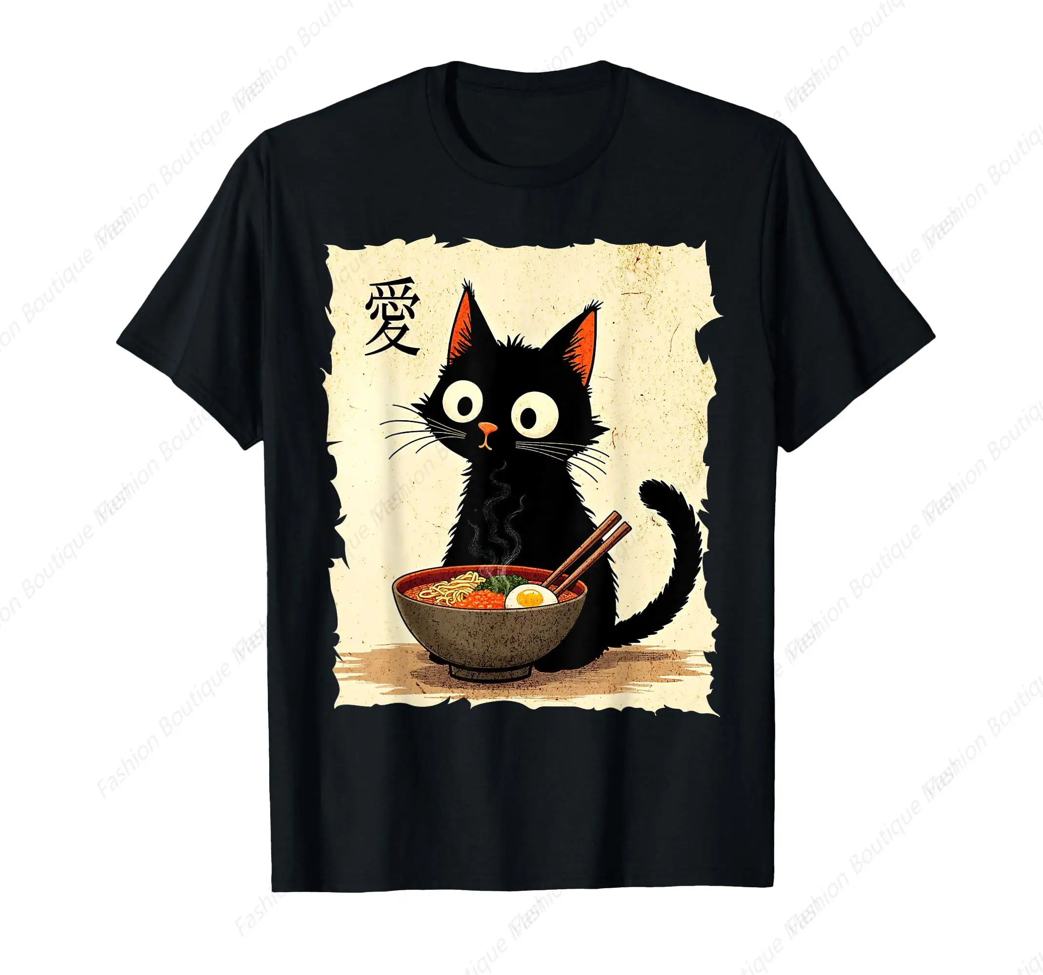 Hot-Selling Cat Ramen Graphic Japanese Kawaii Anime Cat T-Shirt Unisex Casual Cotton Top
Hot-Selling Cat Ramen Graphic Japanese Kawaii Anime Cat T-Shirt Unisex Casual Cotton Top
