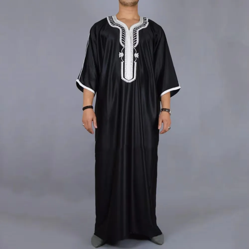 Jubba Thobe For Man Islamic Muslim Clothing Fashion Moroccan Saudi Arabic Dubai Oman Embroidery Long Plus Size Casual Kaftan
Jubba Thobe For Man Islamic Muslim Clothing Fashion Moroccan Saudi Arabic Dubai Oman Embroidery Long Plus Size Casual Kaftan