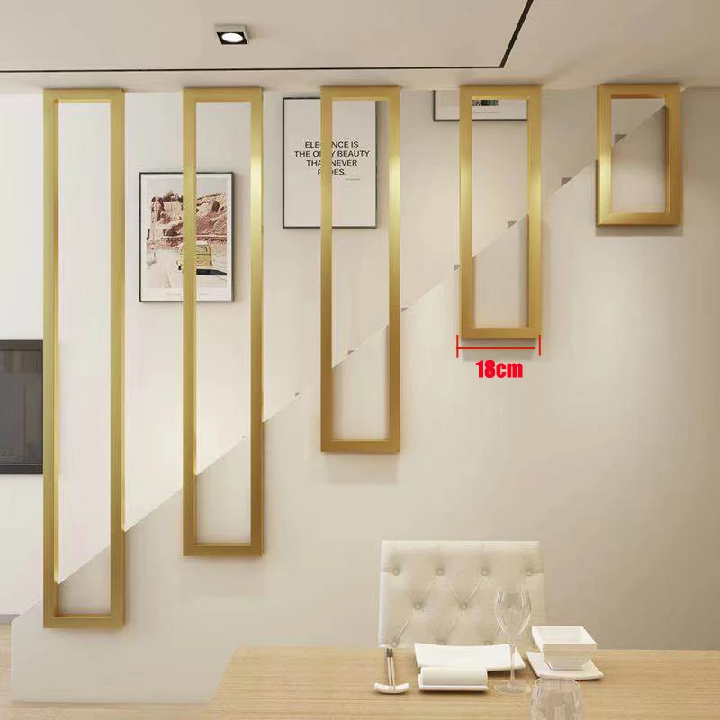 Nordic Minimalist Rectangle Fences Staircase Handrails Gold/Black Iron Guardrails Railings Household Villas Lofts Indoor Decorat
Nordic Minimalist Rectangle Fences Staircase Handrails Gold/Black Iron Guardrails Railings Household Villas Lofts Indoor Decorat