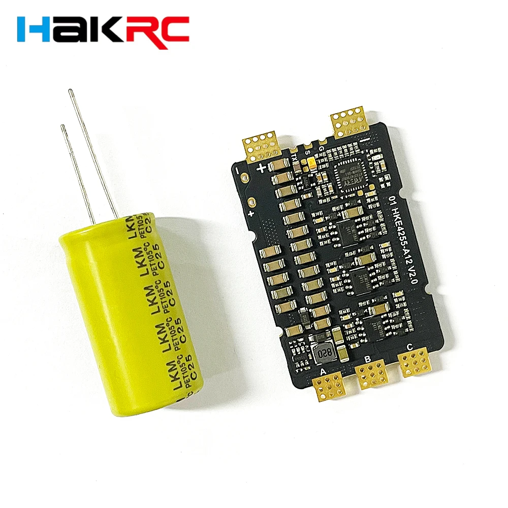 HAKRC 4255 80A/ 120A Single ESC 6-12S Lipo Supports PWM, Oneshot125, Oneshot42, Multishot, Dshot 150/ 300/ 600 for RC FPV Drone
HAKRC 4255 80A/ 120A Single ESC 6-12S Lipo Supports PWM, Oneshot125, Oneshot42, Multishot, Dshot 150/ 300/ 600 for RC FPV Drone