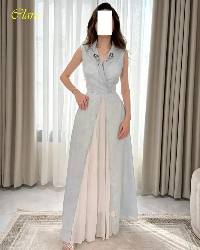 Customized A-Line V-Neck Elegant Formal Evening Dress and Fashion High Quality Celebrity Gowns Delicate Temperament Party Dress
Customized A-Line V-Neck Elegant Formal Evening Dress and Fashion High Quality Celebrity Gowns Delicate Temperament Party Dress