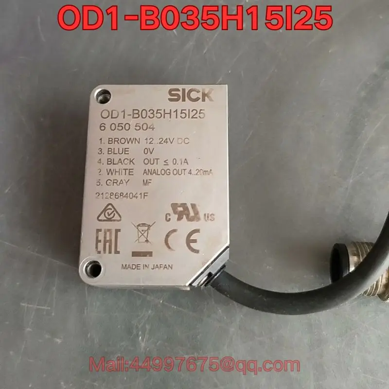 Second-hand OD1-B035H15I25 sensor function test is normal Latest Quotation for 2026
Second-hand OD1-B035H15I25 sensor function test is normal Latest Quotation for 2026