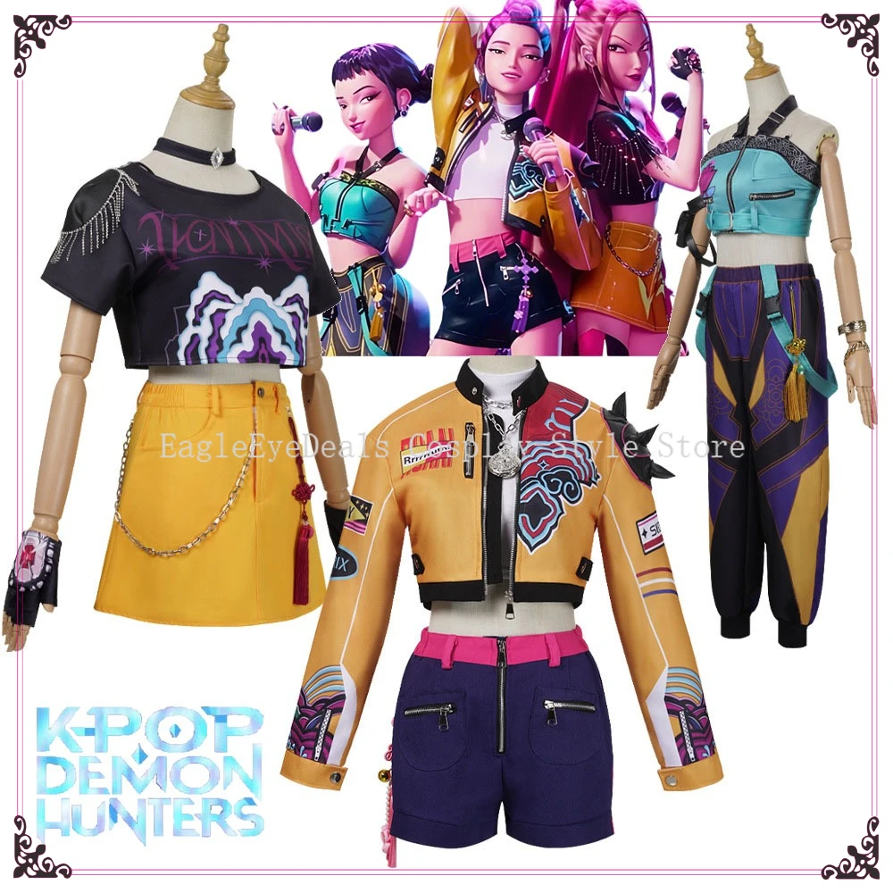 K Pop Demon Hunters Rumi Zory Mira Косплей Костюм Ожерелье Серьги Аниме Женщина Групповой Костюм Взрослый Хэллоуин Вечеринка Ролевая Игра
K Pop Demon Hunters Rumi Zory Mira Косплей Костюм Ожерелье Серьги Аниме Женщина Групповой Костюм Взрослый Хэллоуин Вечеринка Ролевая Игра