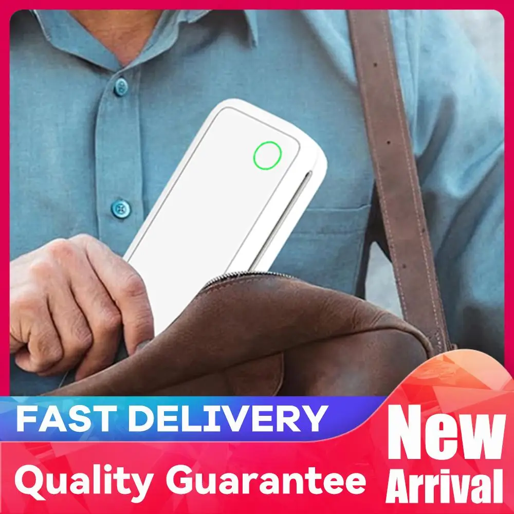 Thermal A4 Mobile Printer Inkless Bluetooth-Compatible Wireless Portable Printer Min Portable A4 Label Maker for Smartphone & PC