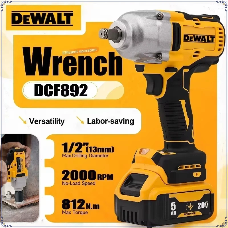 Электрический гайковерт DeWalt DCF892, 1/2 дюйма, высокий крутящий момент, 3 скорости, бесщеточный, для авторемонта, электроинструмент, работает от аккумулятора DeWalt
Электрический гайковерт DeWalt DCF892, 1/2 дюйма, высокий крутящий момент, 3 скорости, бесщеточный, для авторемонта, электроинструмент, работает от аккумулятора DeWalt