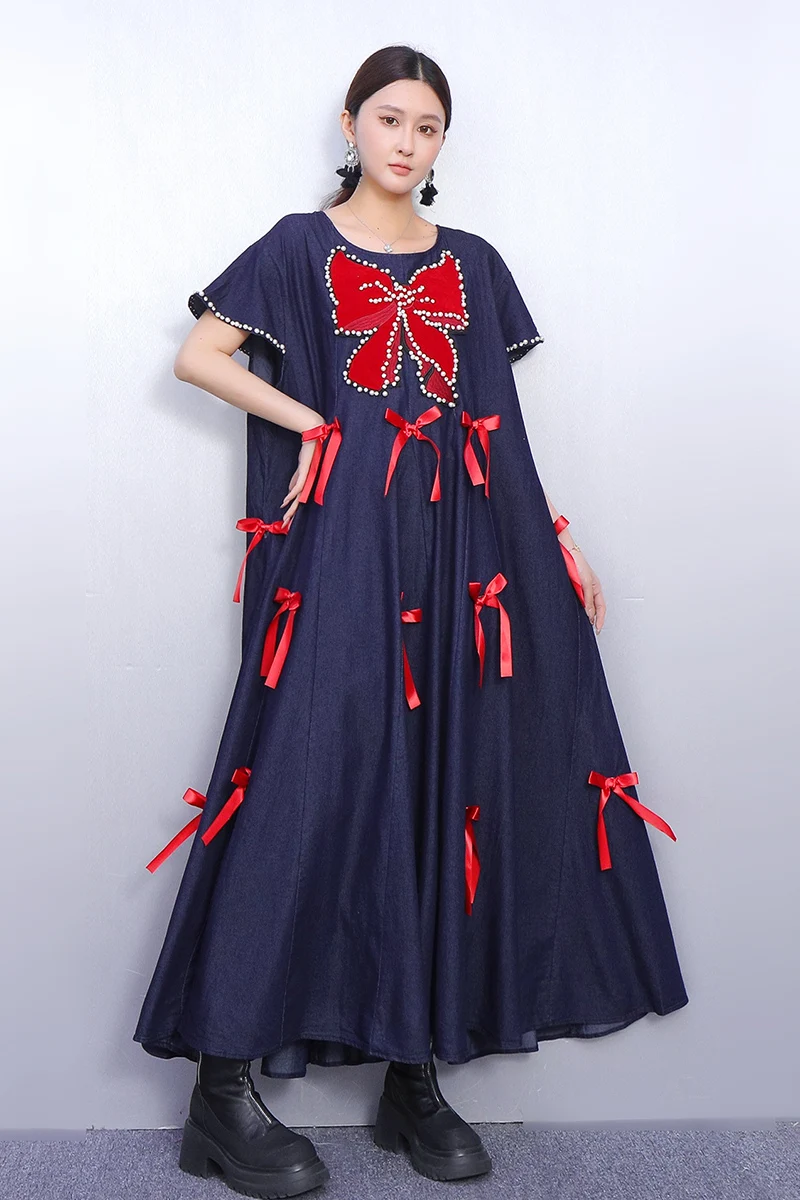 Осень-зима 202, элегантные женские повседневные свободные длинные платья с круглым вырезом и бантом, женское платье с длинными рукавами, оптовая продажа J2085
Осень-зима 202, элегантные женские повседневные свободные длинные платья с круглым вырезом и бантом, женское платье с длинными рукавами, оптовая продажа J2085