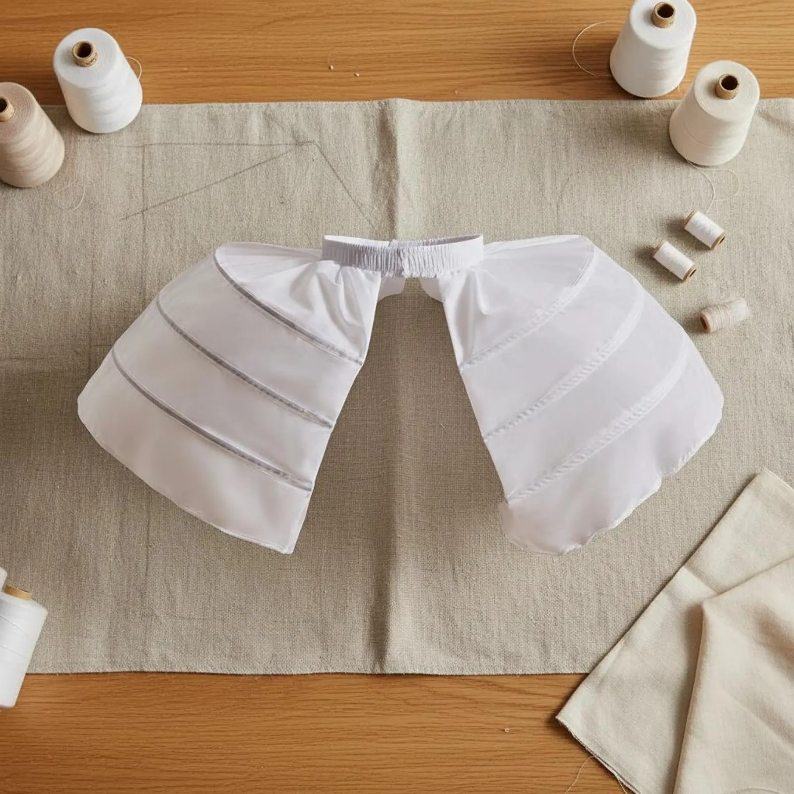 Pannier Petticoat Rococo Design Pannier Skirt Support Oval Skirt Bustle Extra Wide Historical Costume Elastic Waist for Theater
Pannier Petticoat Rococo Design Pannier Skirt Support Oval Skirt Bustle Extra Wide Historical Costume Elastic Waist for Theater