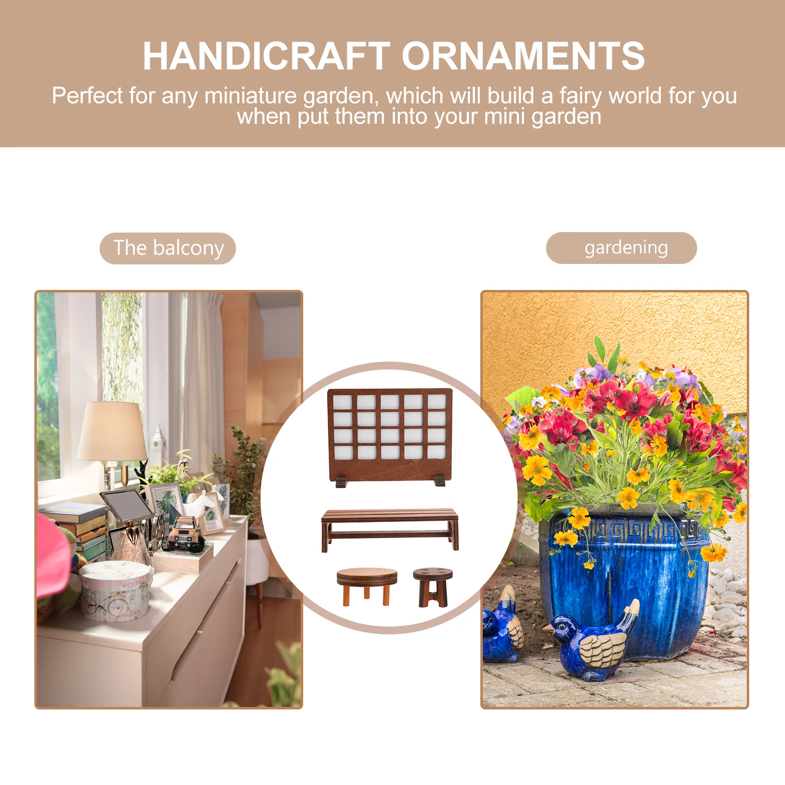 Wooden Screen Table Set Miniature Model Retro Bench Furniture Decoration Dollhouse Accessories
Wooden Screen Table Set Miniature Model Retro Bench Furniture Decoration Dollhouse Accessories
