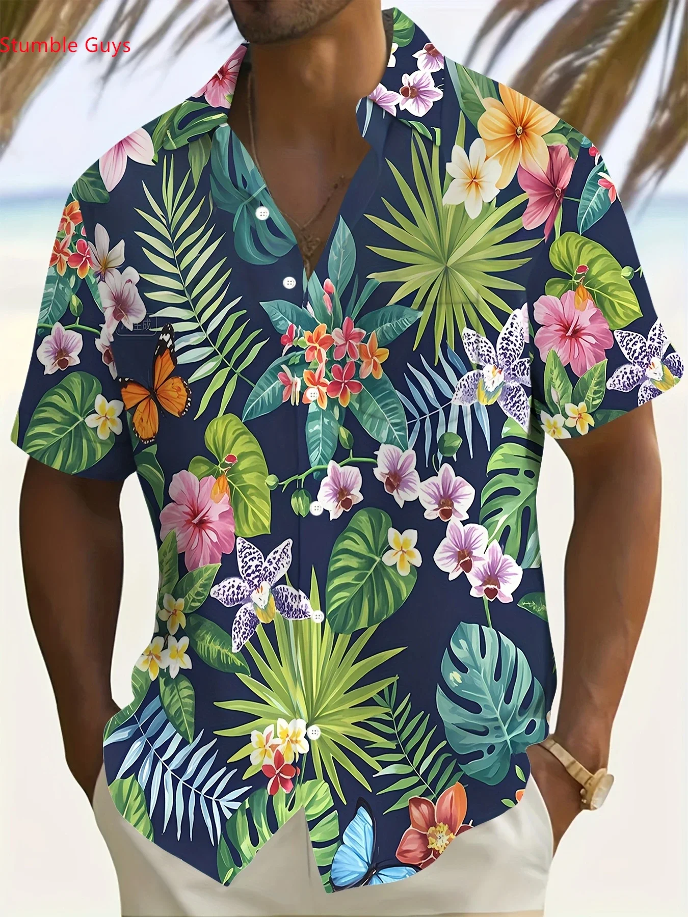 Men's Stylish High Street Hawaiian Shirt Summer Man Short Sleeve Bold Graphic Print Comfortable Beach Party Wear For Young Males
Men's Stylish High Street Hawaiian Shirt Summer Man Short Sleeve Bold Graphic Print Comfortable Beach Party Wear For Young Males