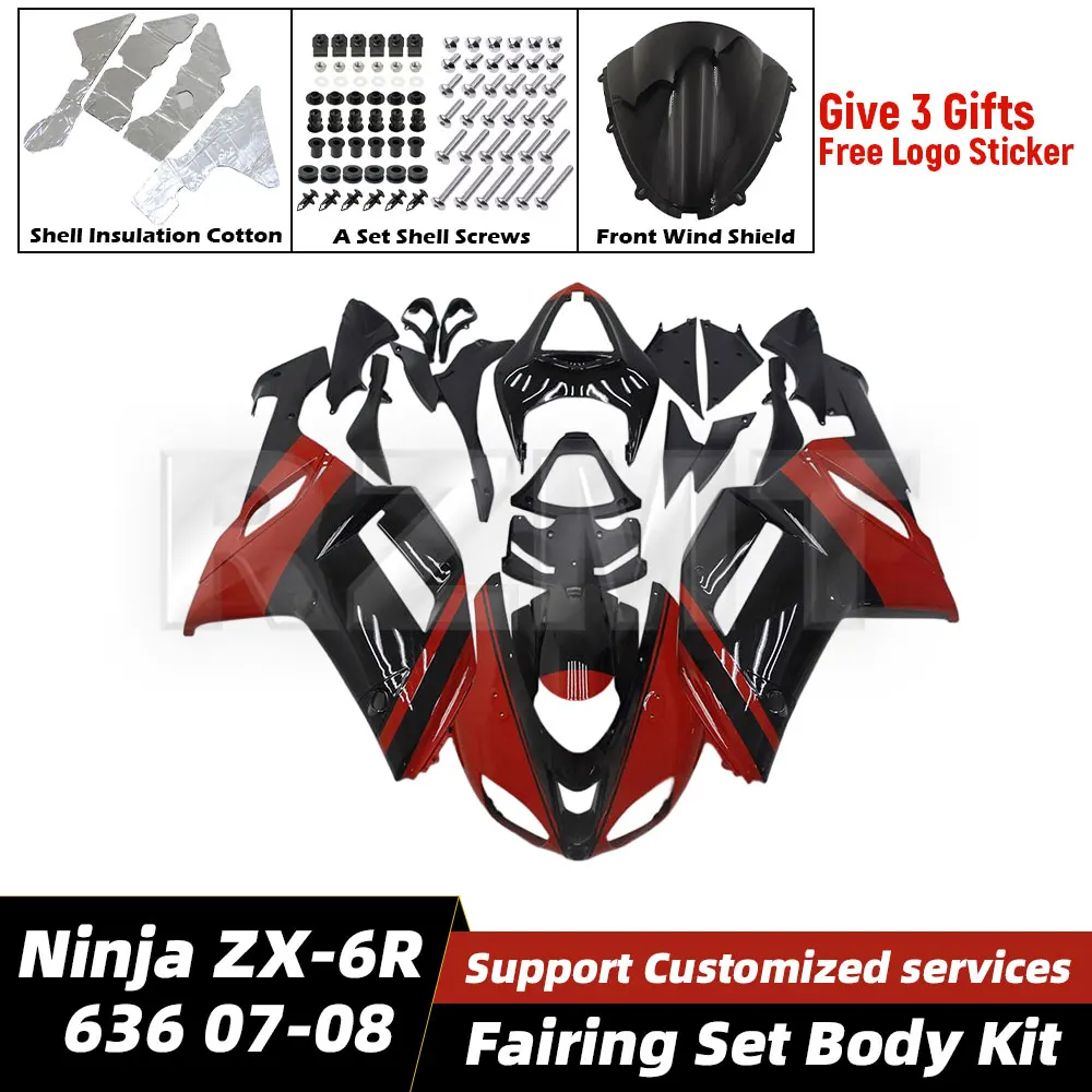 For Kawasaki Ninja ZX-6R 636 2007-08 Fairing Motorcycle Set Body Kit Decoration Plastic Guard Plate Accessories Shell K0607-115a
For Kawasaki Ninja ZX-6R 636 2007-08 Fairing Motorcycle Set Body Kit Decoration Plastic Guard Plate Accessories Shell K0607-115a
