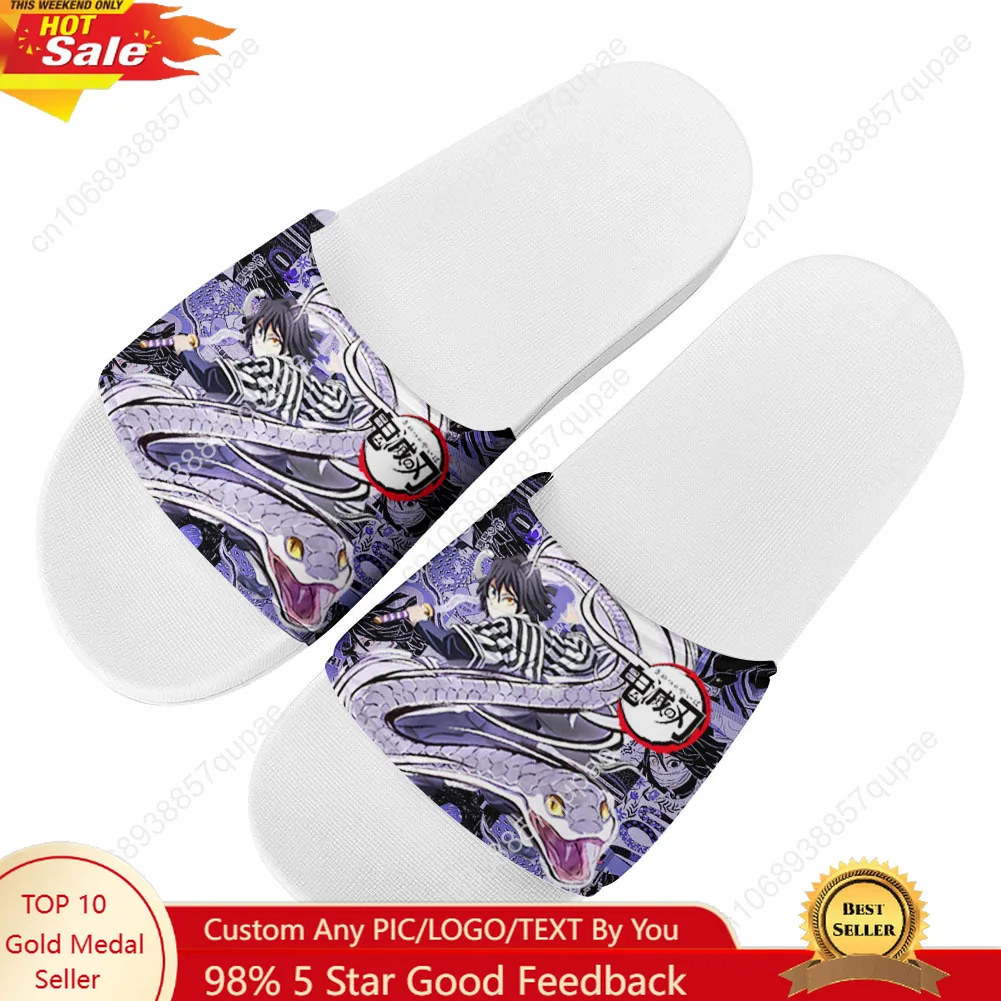Obanai Iguro Slippers Home Water Shoes Women Teenagers Anime Fashion Beach Pool Sandals Custom Made Comfort Summer Slipper
Obanai Iguro Slippers Home Water Shoes Women Teenagers Anime Fashion Beach Pool Sandals Custom Made Comfort Summer Slipper